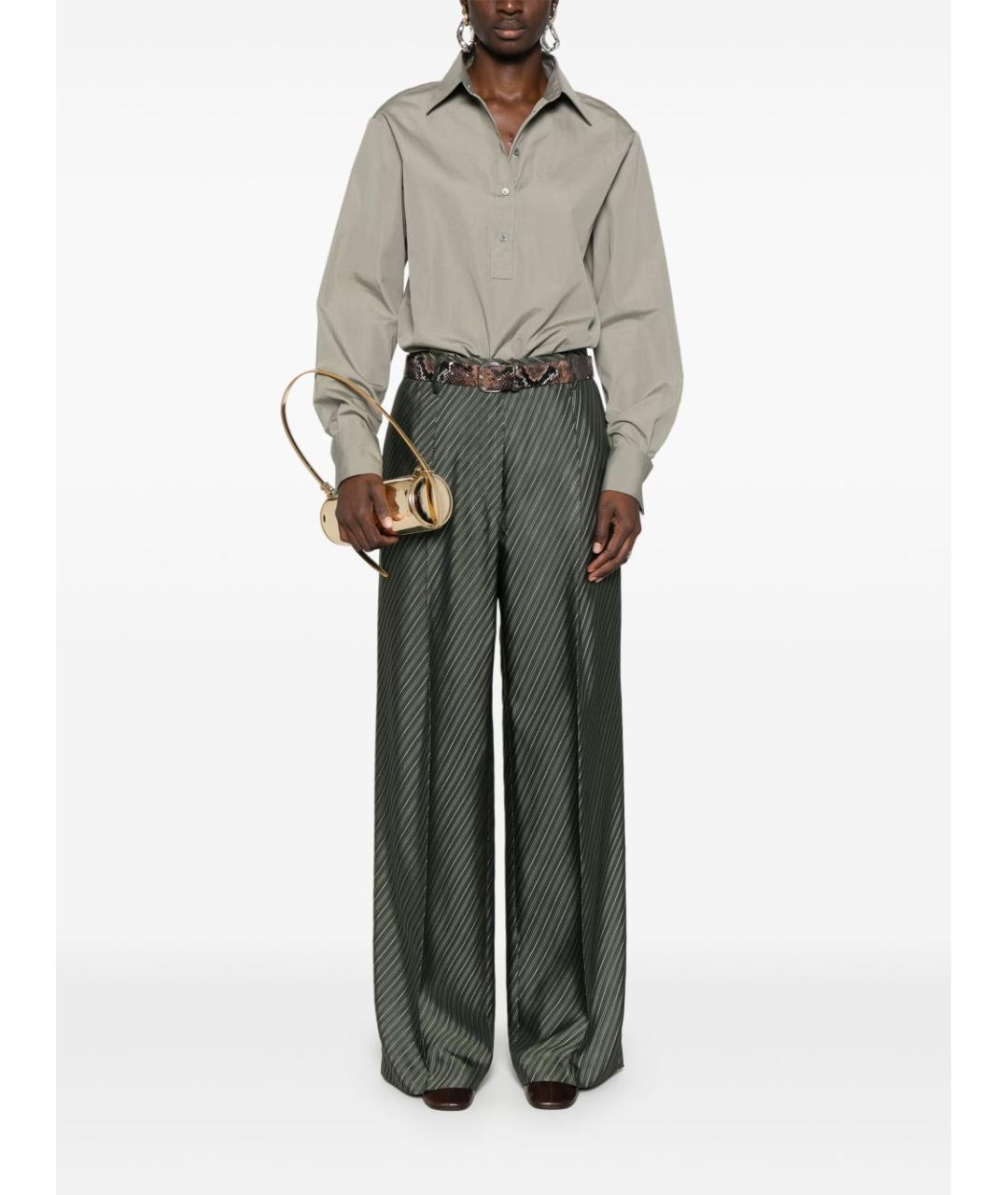 DRIES VAN NOTEN Серая рубашка, фото 4