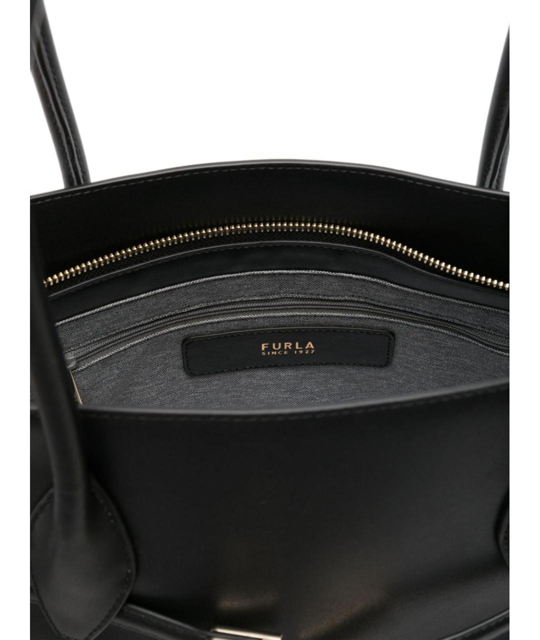 FURLA Черная сумка через плечо, фото 3
