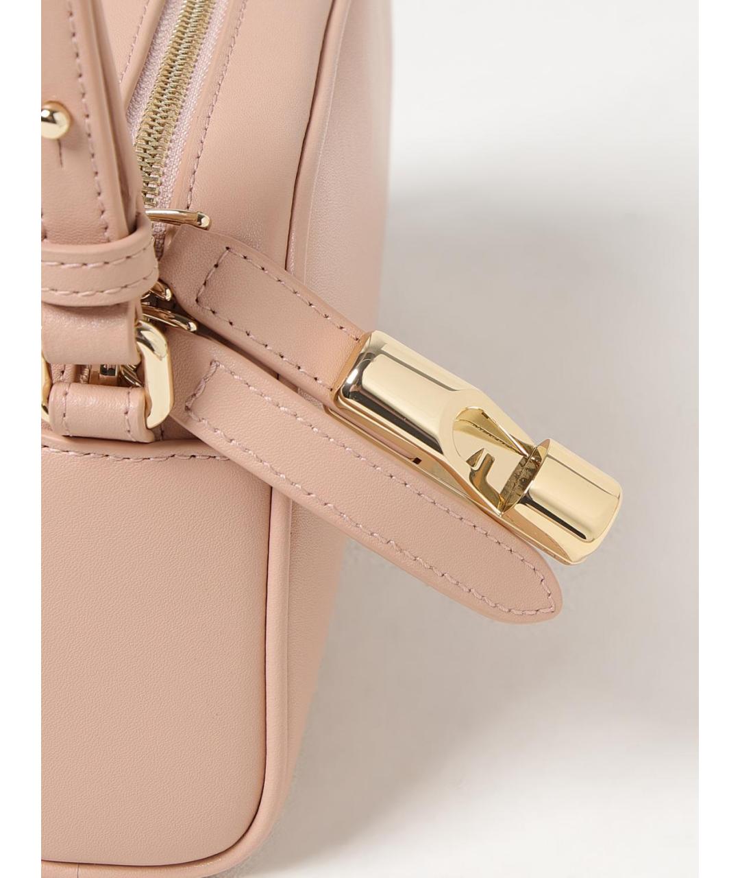 FURLA Бежевая кожаная сумка через плечо, фото 3