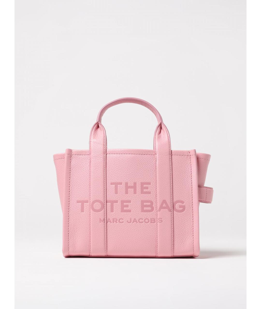 MARC JACOBS Розовая кожаная сумка тоут, фото 4