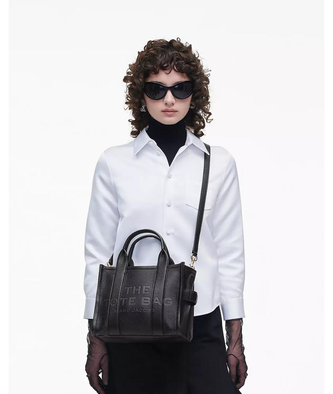 MARC JACOBS Черная сумка тоут, фото 4