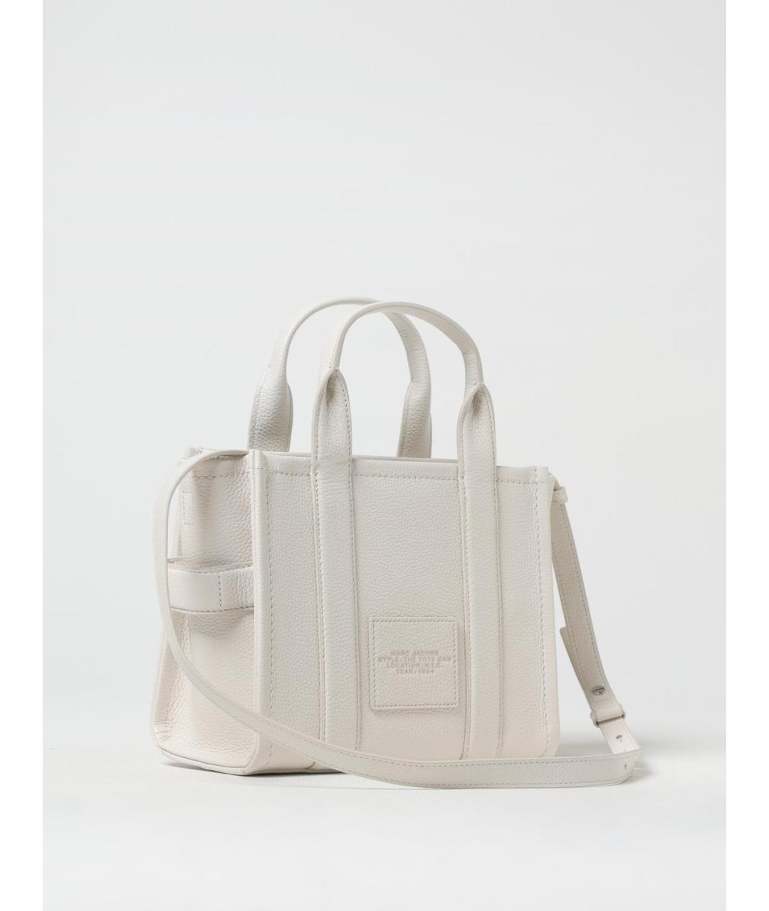 MARC JACOBS Белая кожаная сумка тоут, фото 2