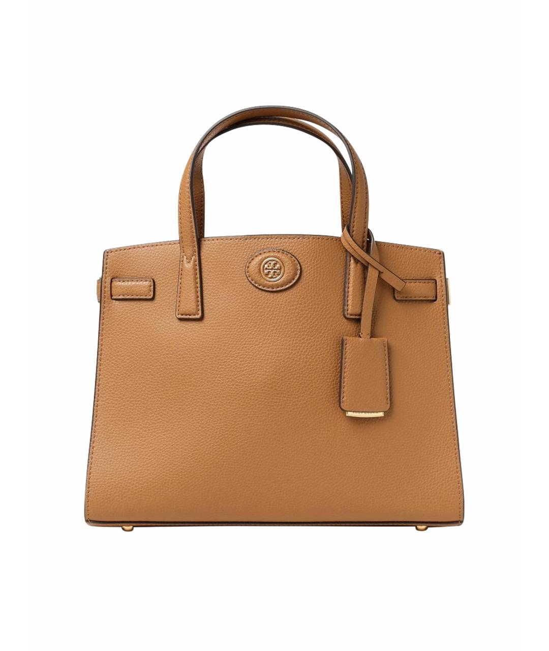 TORY BURCH Бежевая кожаная сумка тоут, фото 1