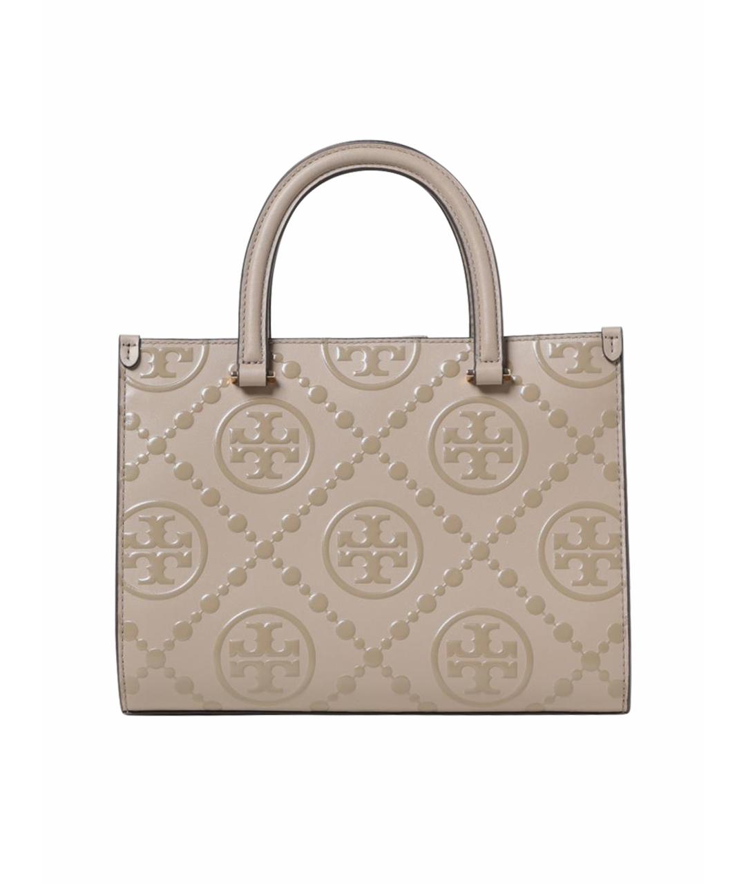 TORY BURCH Бежевая сумка тоут из искусственной кожи, фото 1