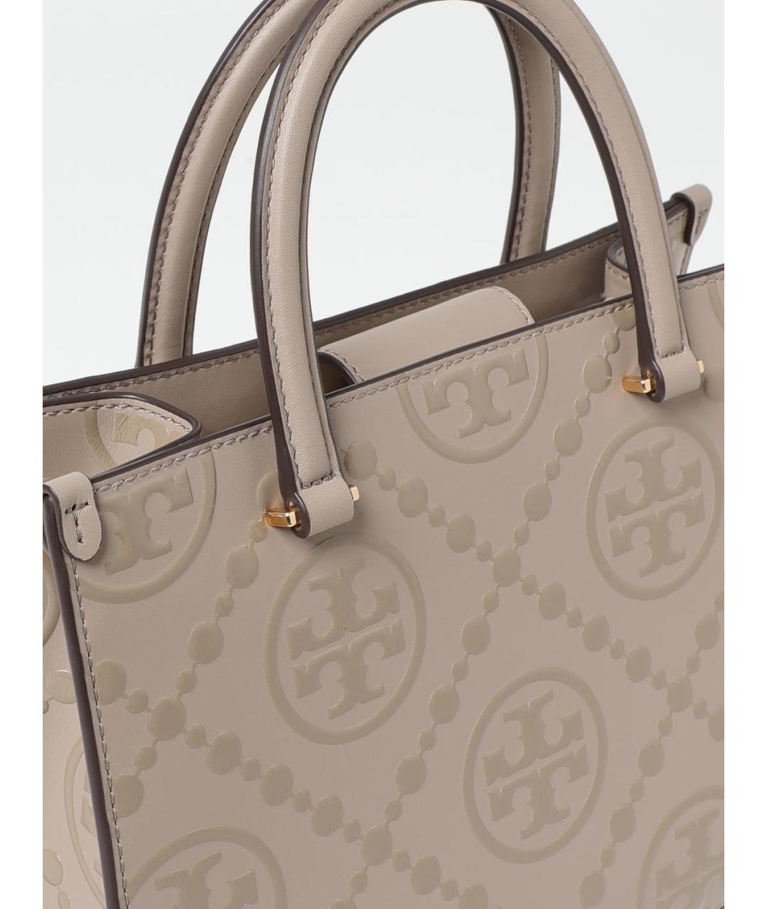 TORY BURCH Бежевая сумка тоут из искусственной кожи, фото 3