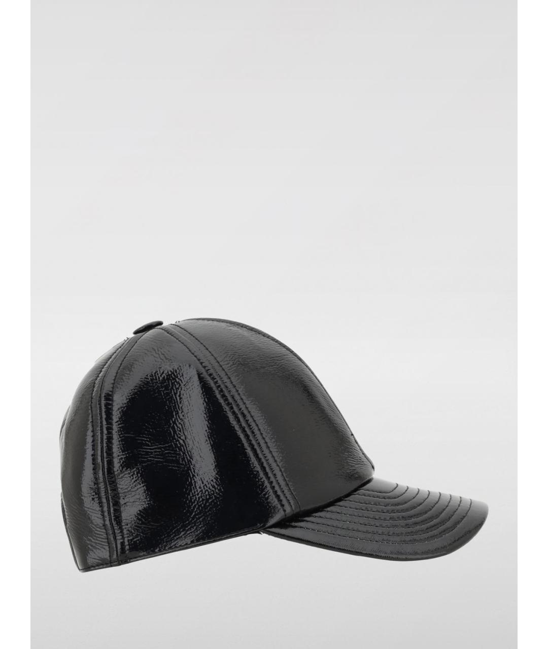 COURREGES Черная хлопковая кепка, фото 2
