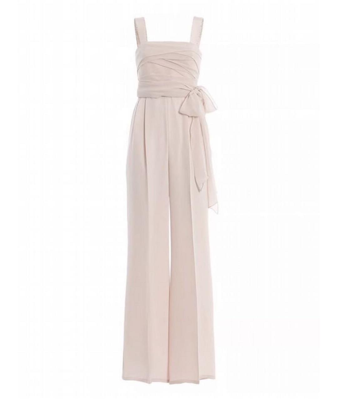 MAX MARA Розовый шелковый комбинезон, фото 1