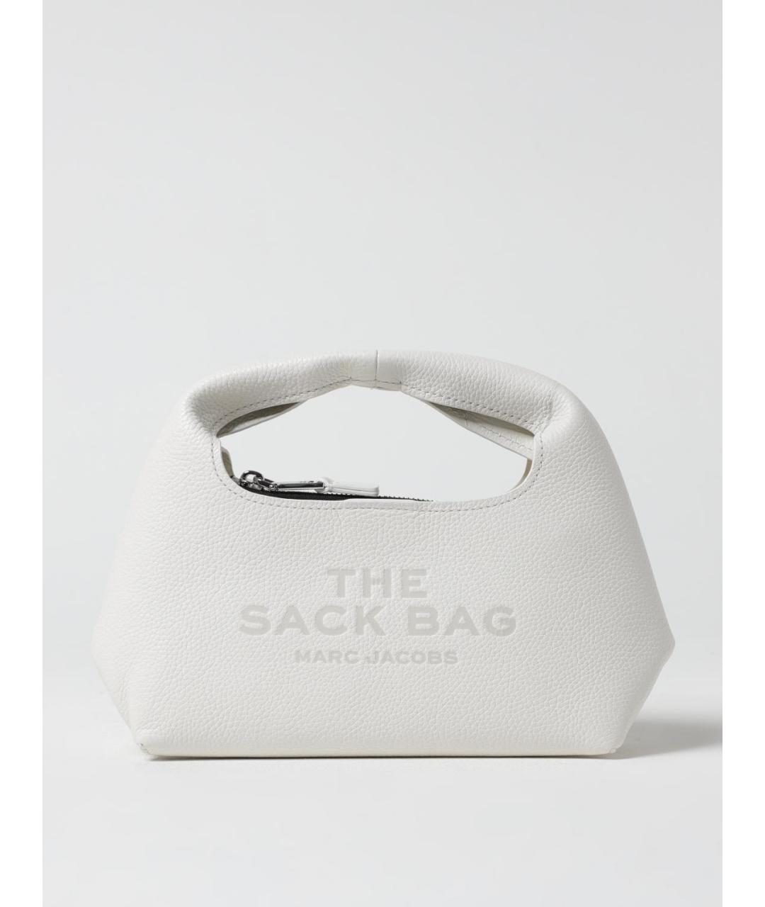 MARC JACOBS Белая кожаная сумка с короткими ручками, фото 4