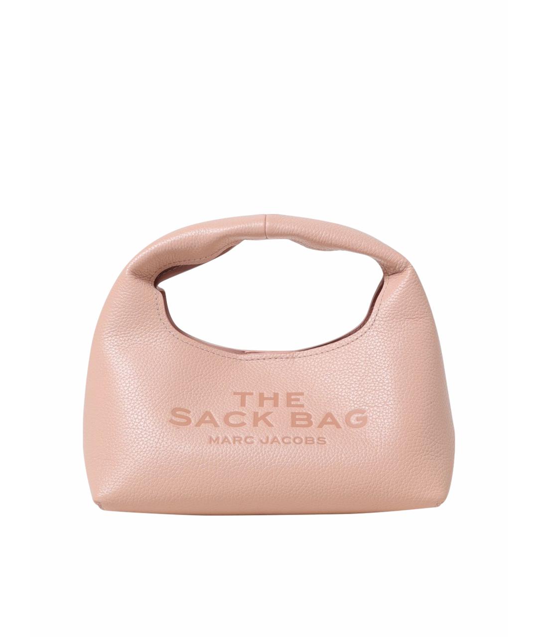 MARC JACOBS Розовая кожаная сумка с короткими ручками, фото 1