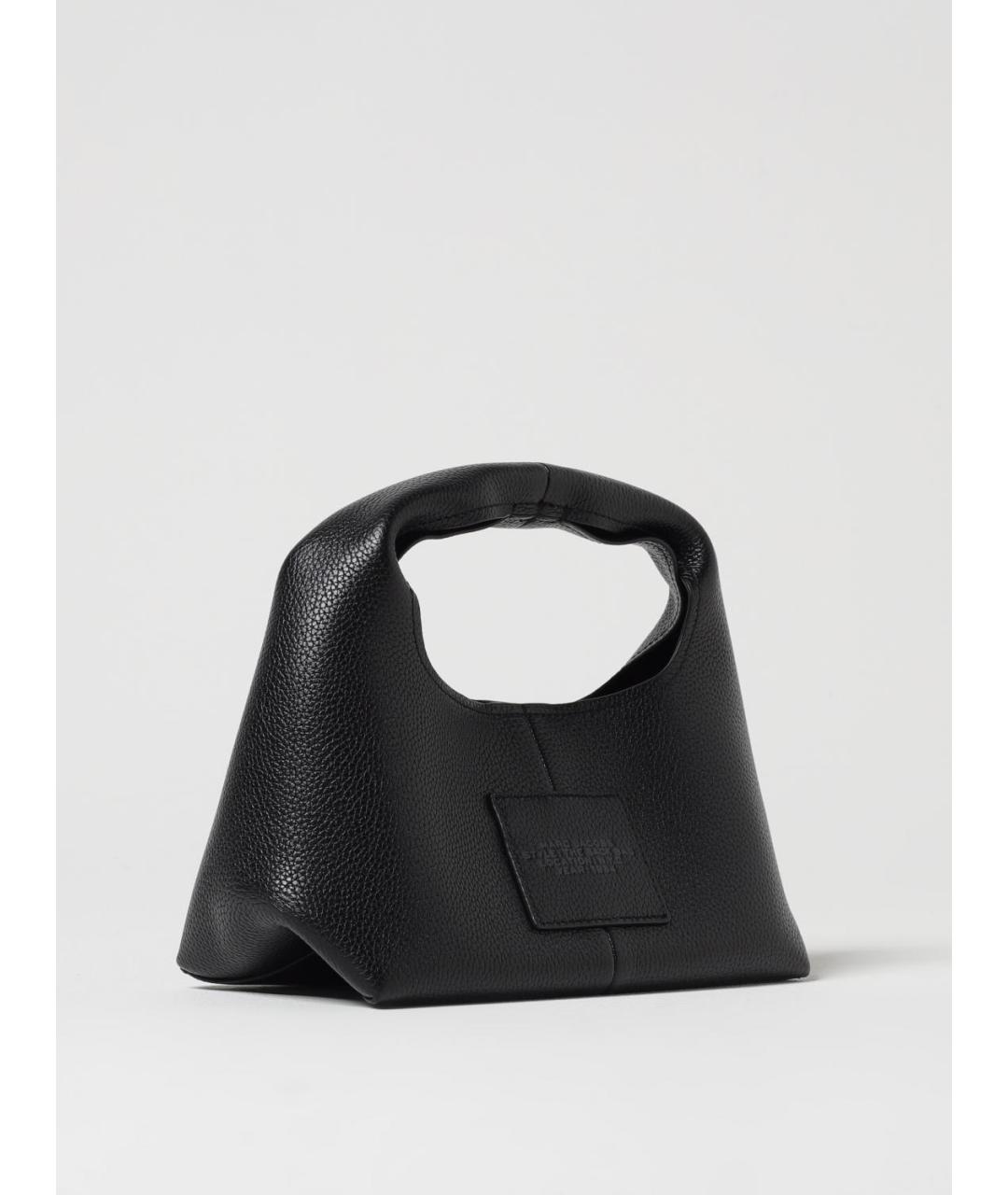 MARC JACOBS Черная кожаная сумка с короткими ручками, фото 2