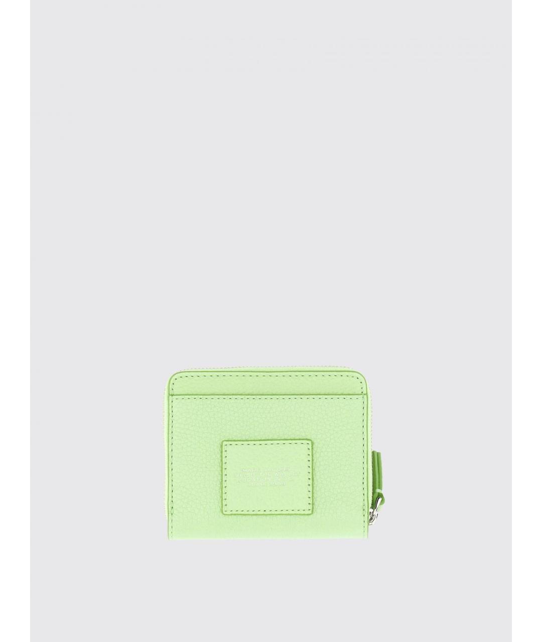 MARC JACOBS Зеленый кожаный кошелек, фото 3