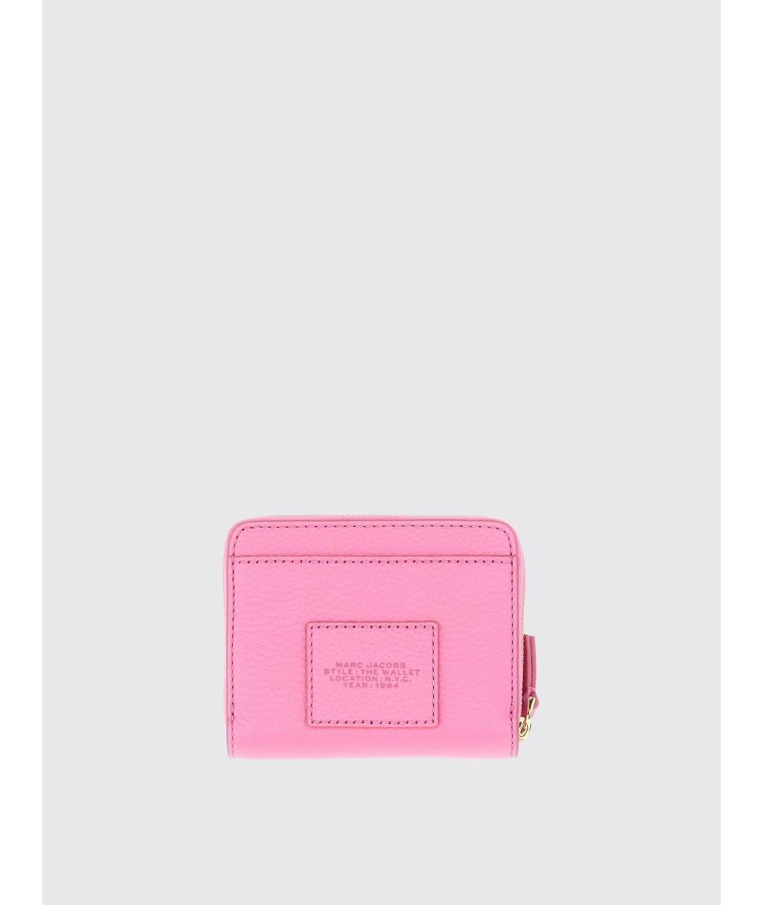 MARC JACOBS Розовый кожаный кардхолдер, фото 3