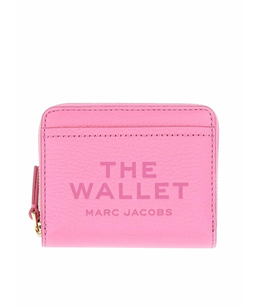 MARC JACOBS Розовый кожаный кардхолдер, фото 1