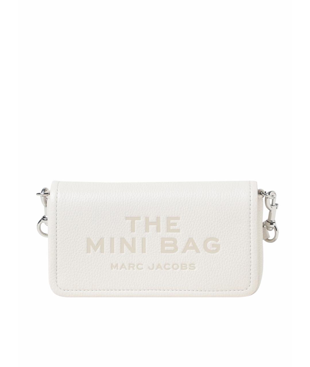 MARC JACOBS Белая кожаная сумка через плечо, фото 1