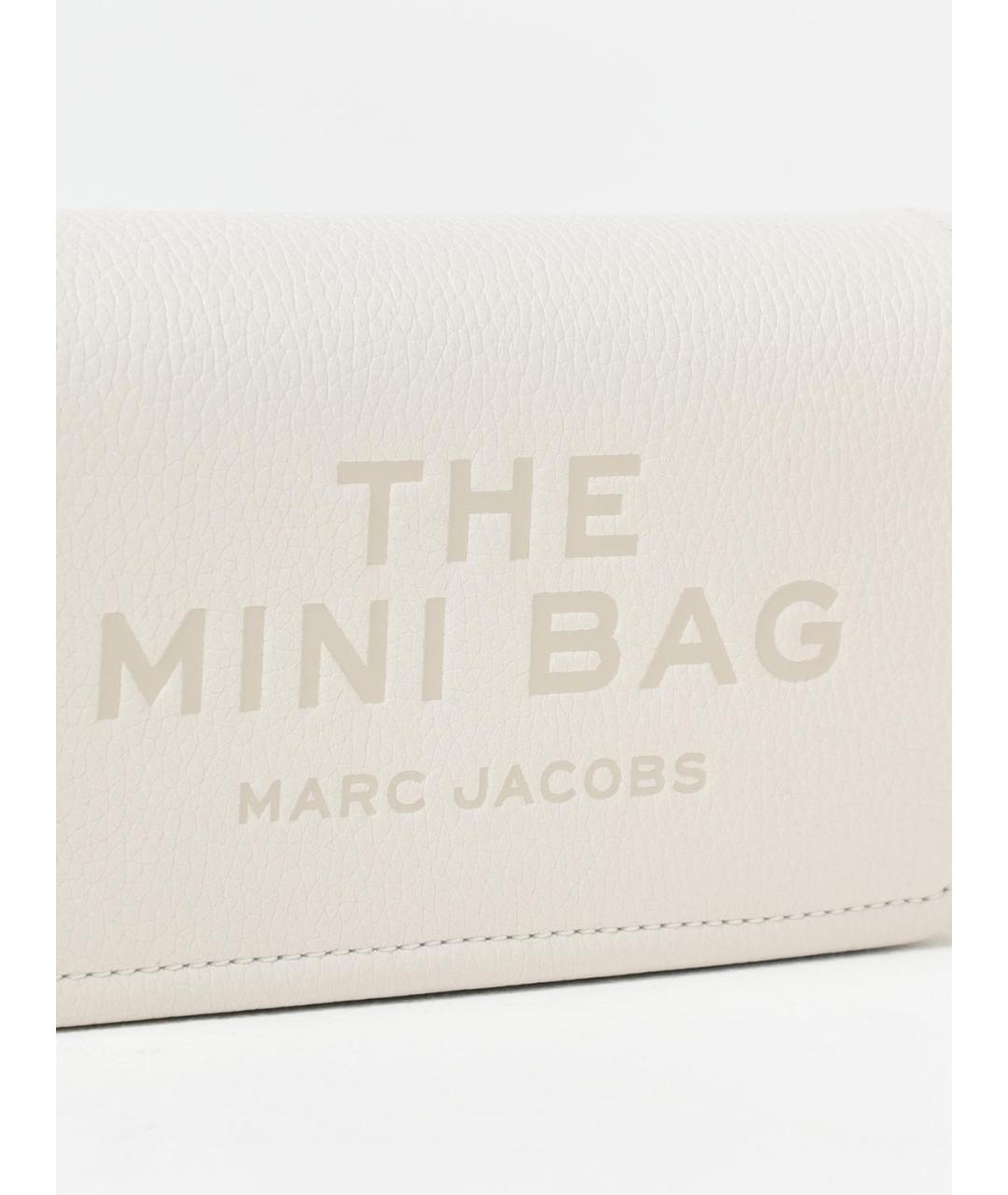 MARC JACOBS Белая кожаная сумка через плечо, фото 3
