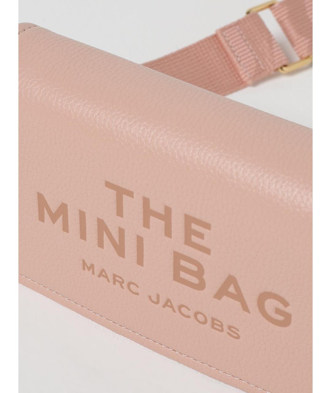 MARC JACOBS Розовая кожаная сумка через плечо, фото 3