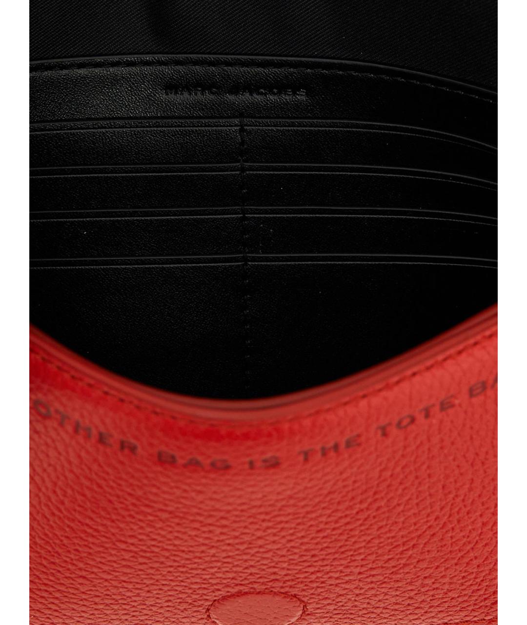 MARC JACOBS Красная кожаная сумка через плечо, фото 4