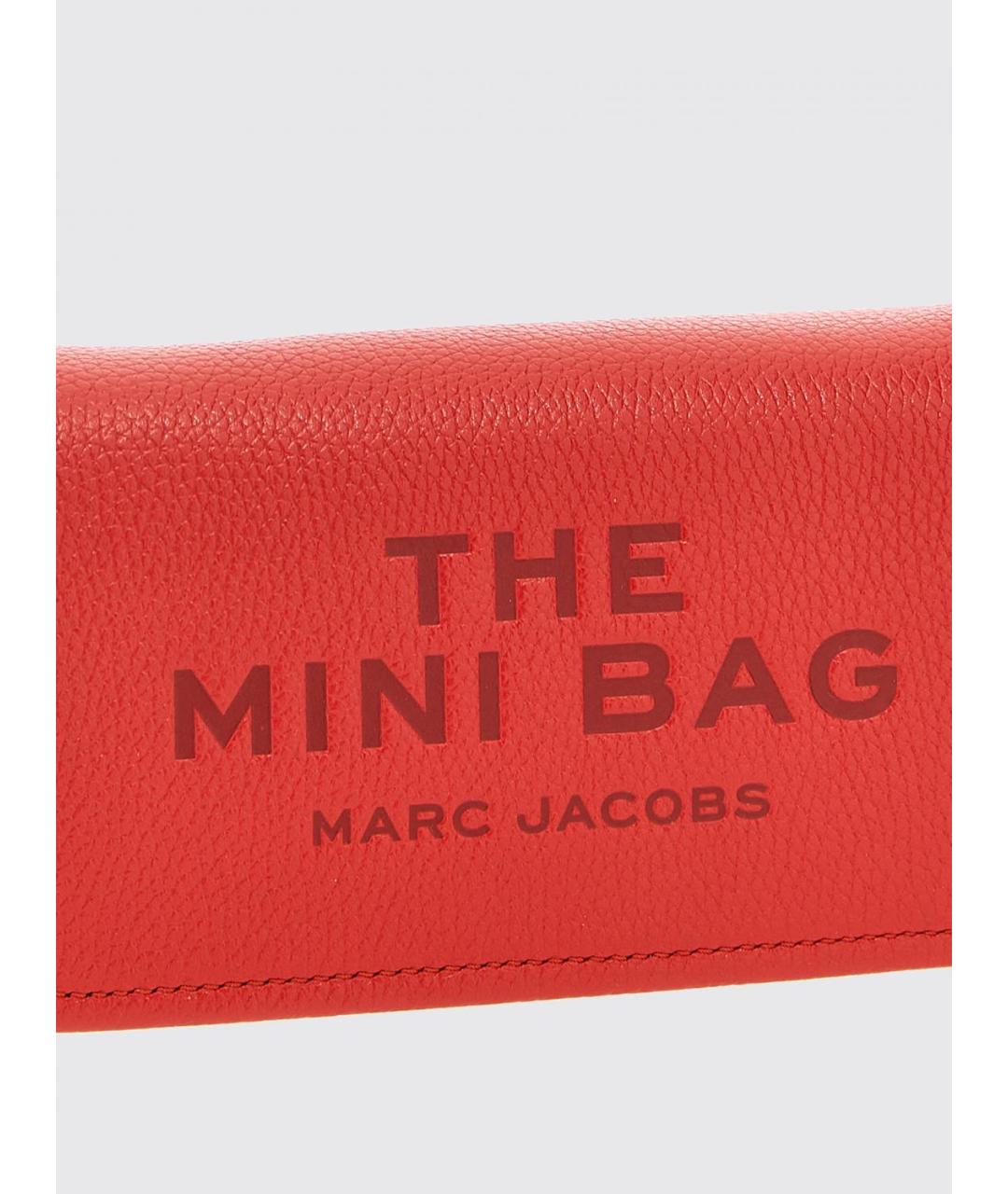 MARC JACOBS Красная кожаная сумка через плечо, фото 3