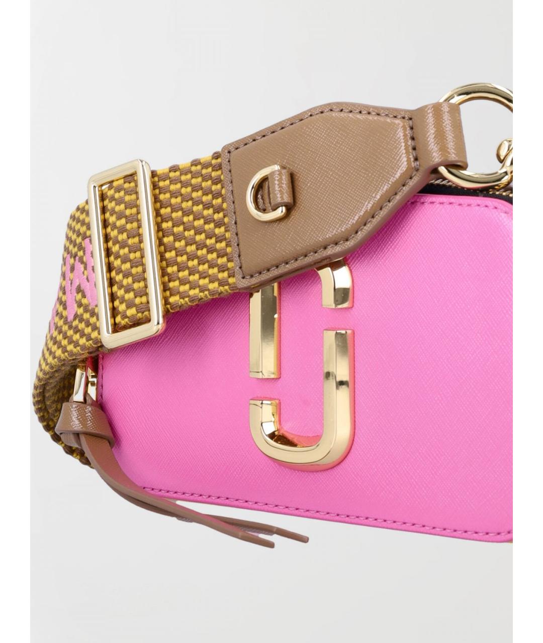 MARC JACOBS Розовая кожаная сумка через плечо, фото 3