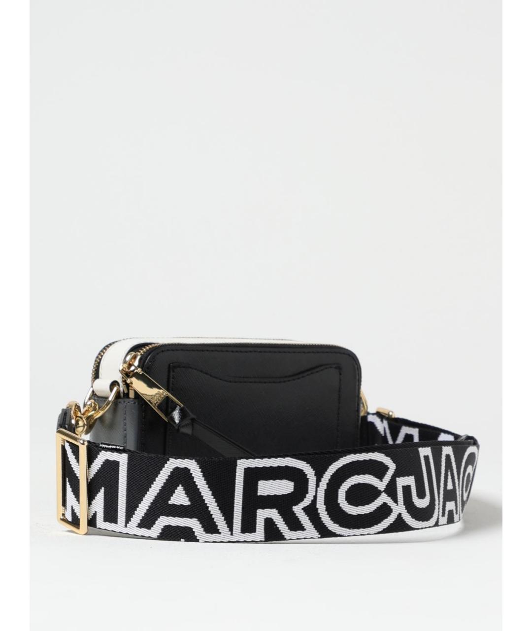 MARC JACOBS Черная кожаная сумка через плечо, фото 2