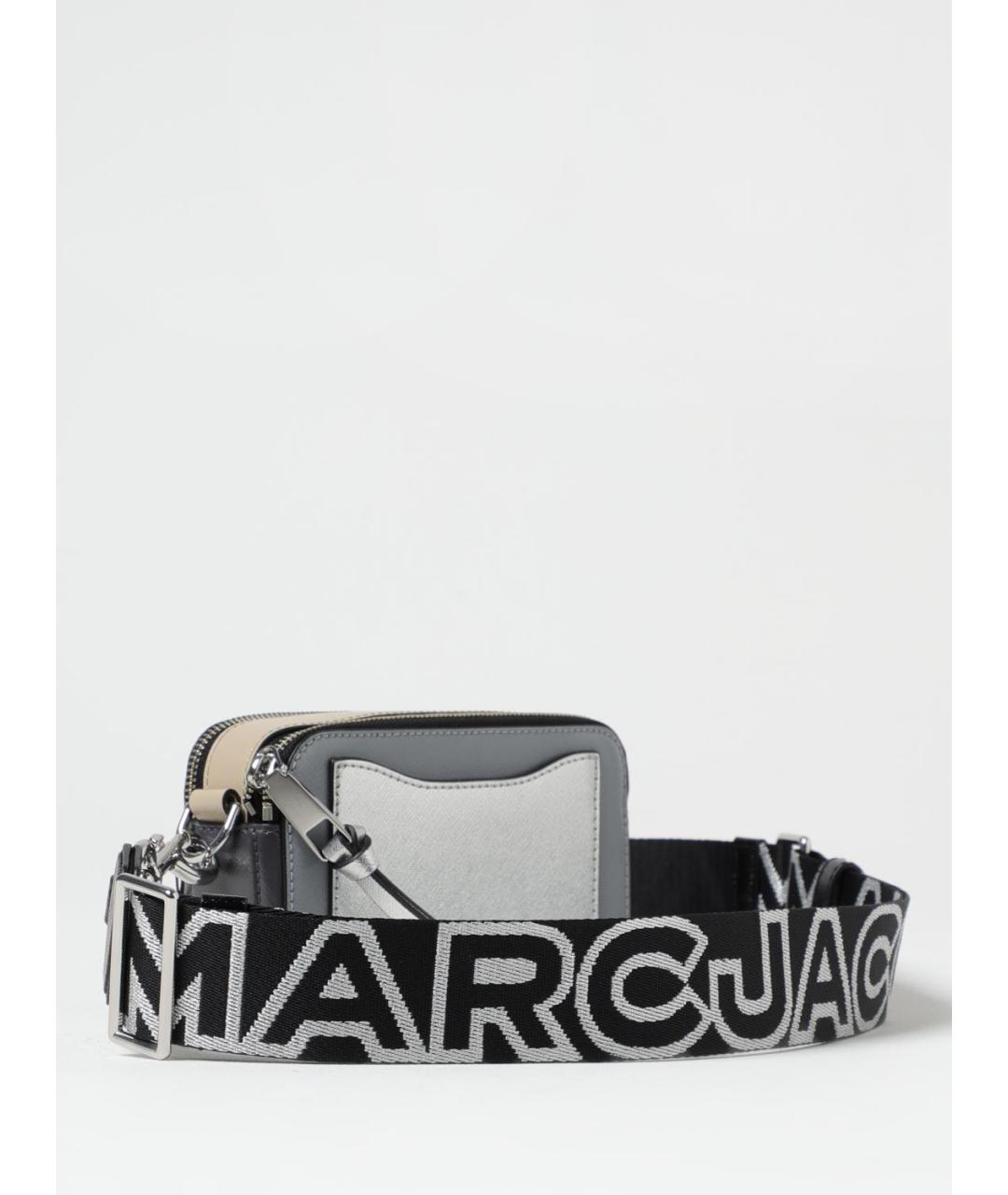 MARC JACOBS Серая кожаная сумка через плечо, фото 2