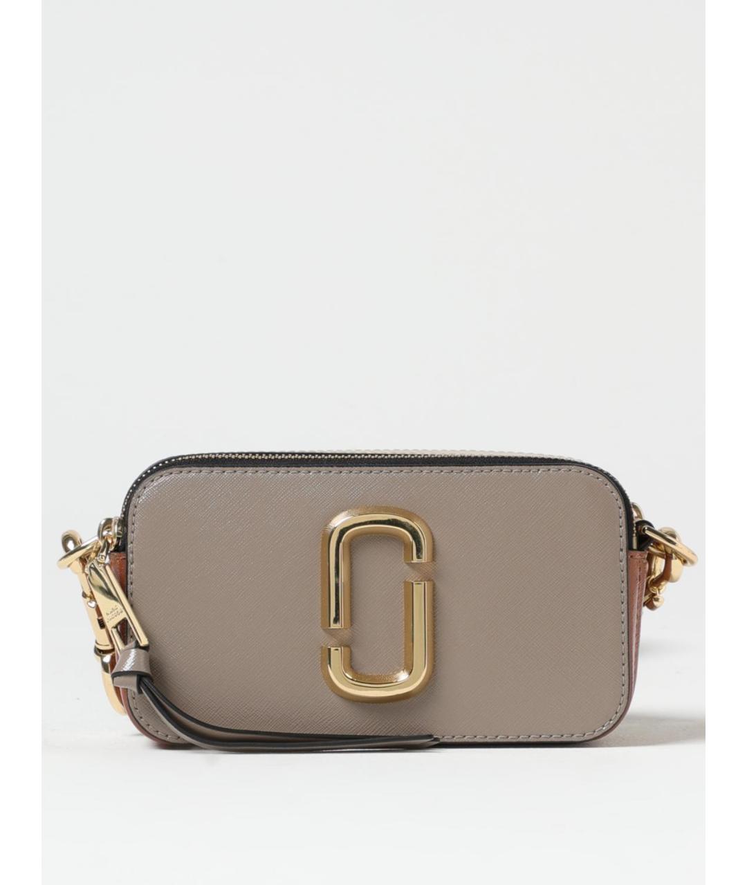 MARC JACOBS Серая кожаная сумка через плечо, фото 4