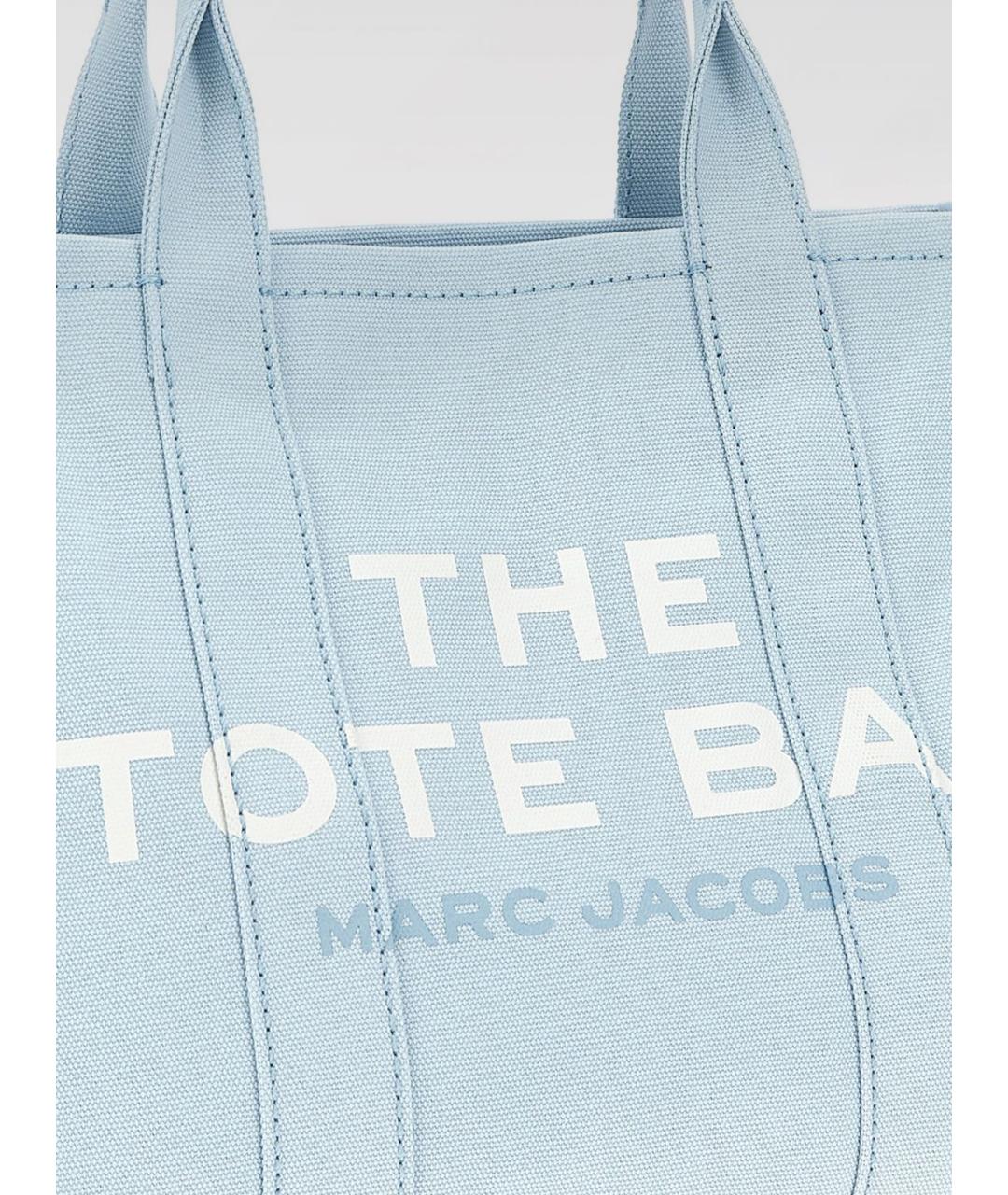 MARC JACOBS Голубая тканевая сумка тоут, фото 3