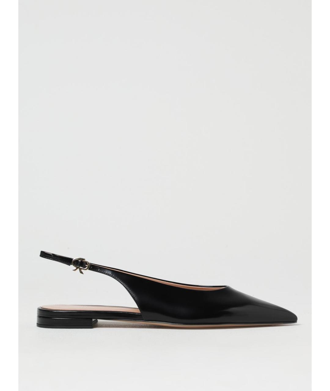 GIANVITO ROSSI Черные балетки, фото 5