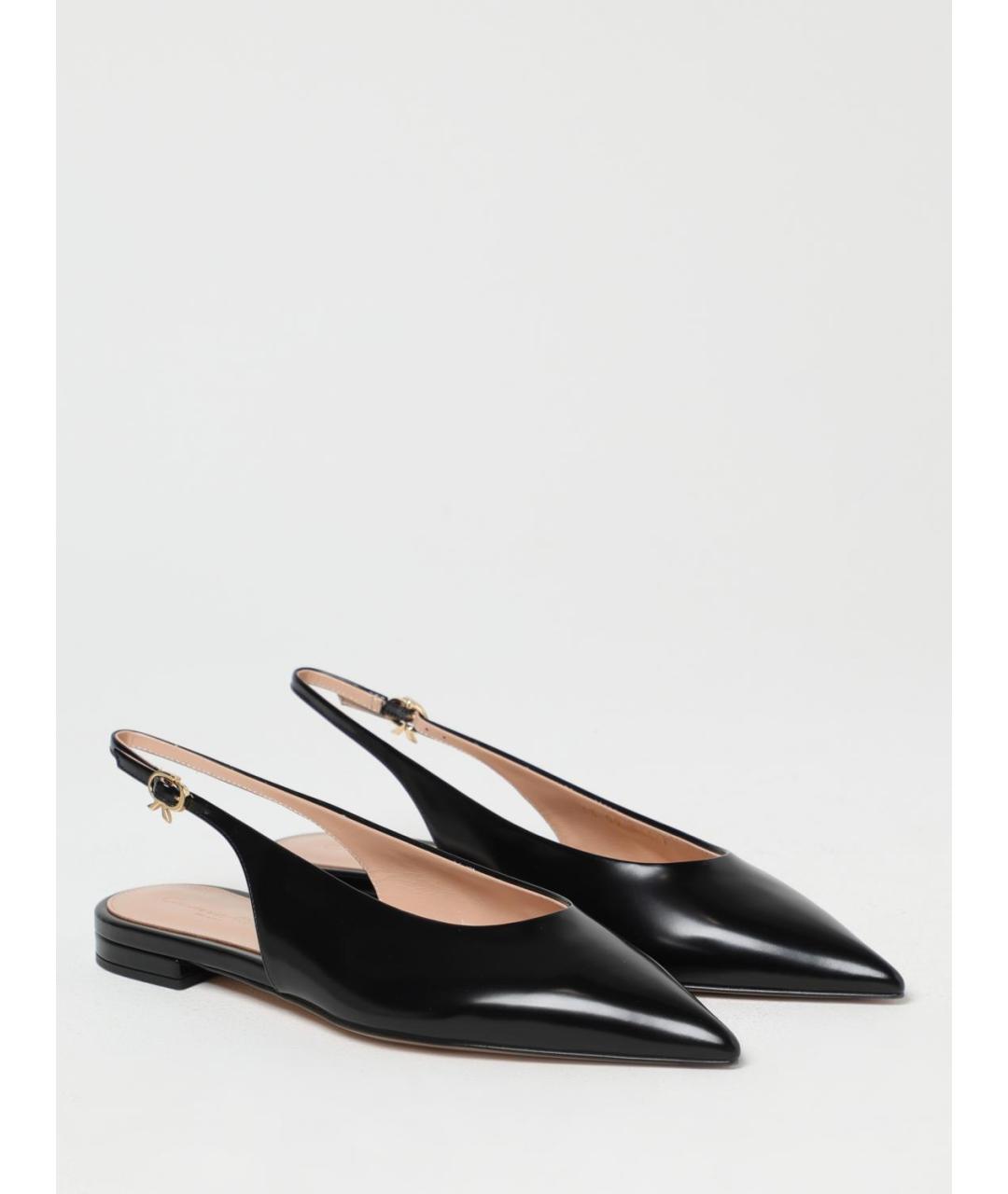 GIANVITO ROSSI Черные балетки, фото 2
