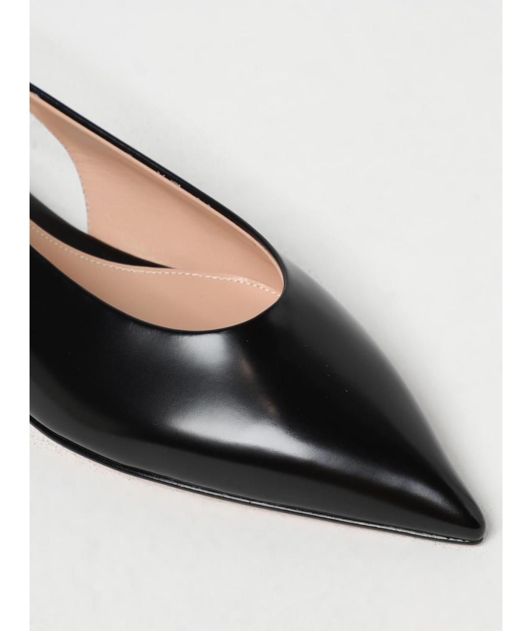 GIANVITO ROSSI Черные балетки, фото 4