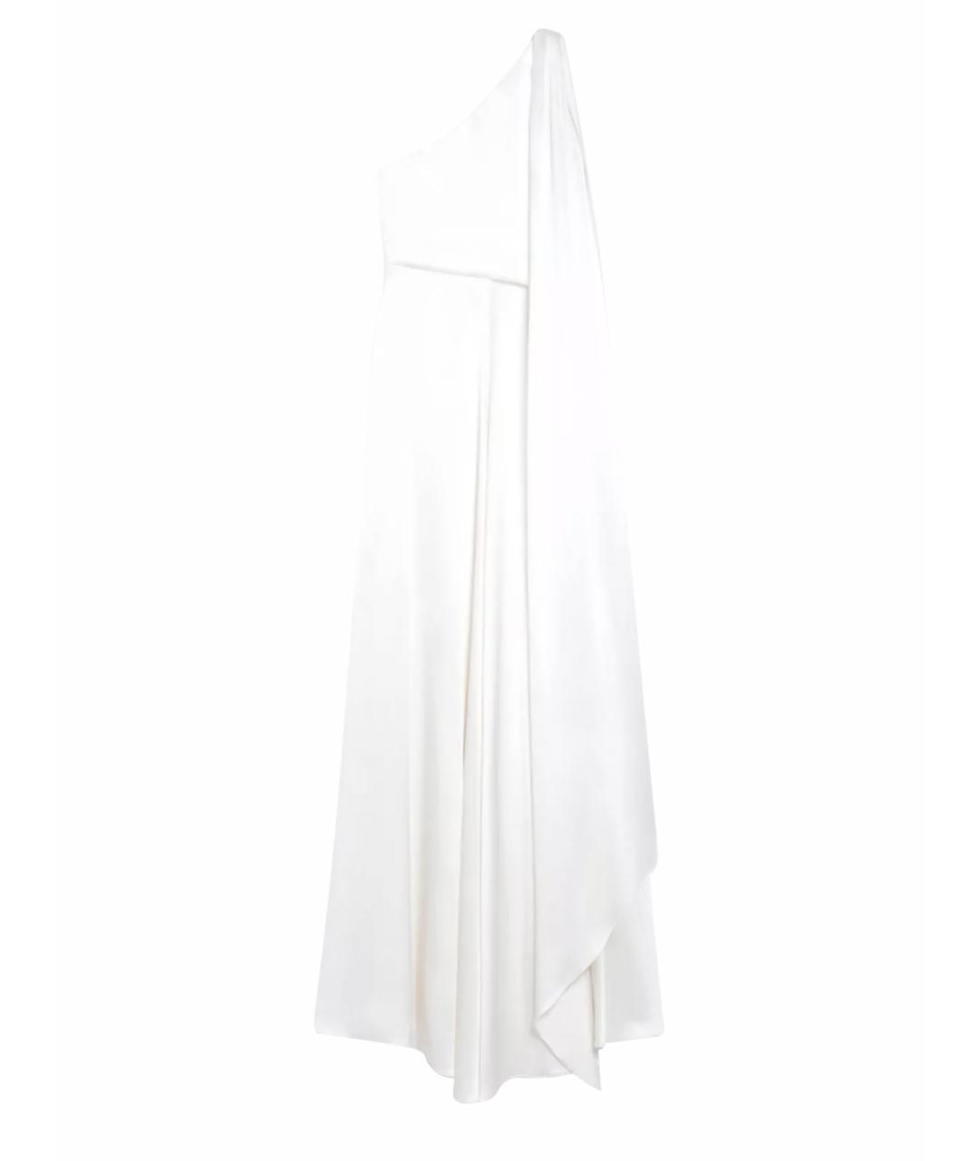 'S MAX MARA Белое шелковое платье, фото 1