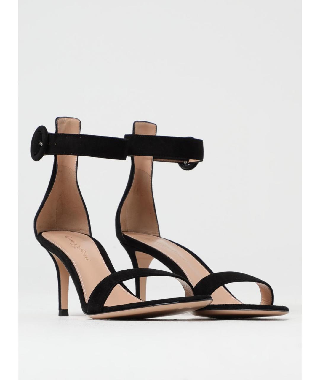 GIANVITO ROSSI Черные босоножки, фото 2