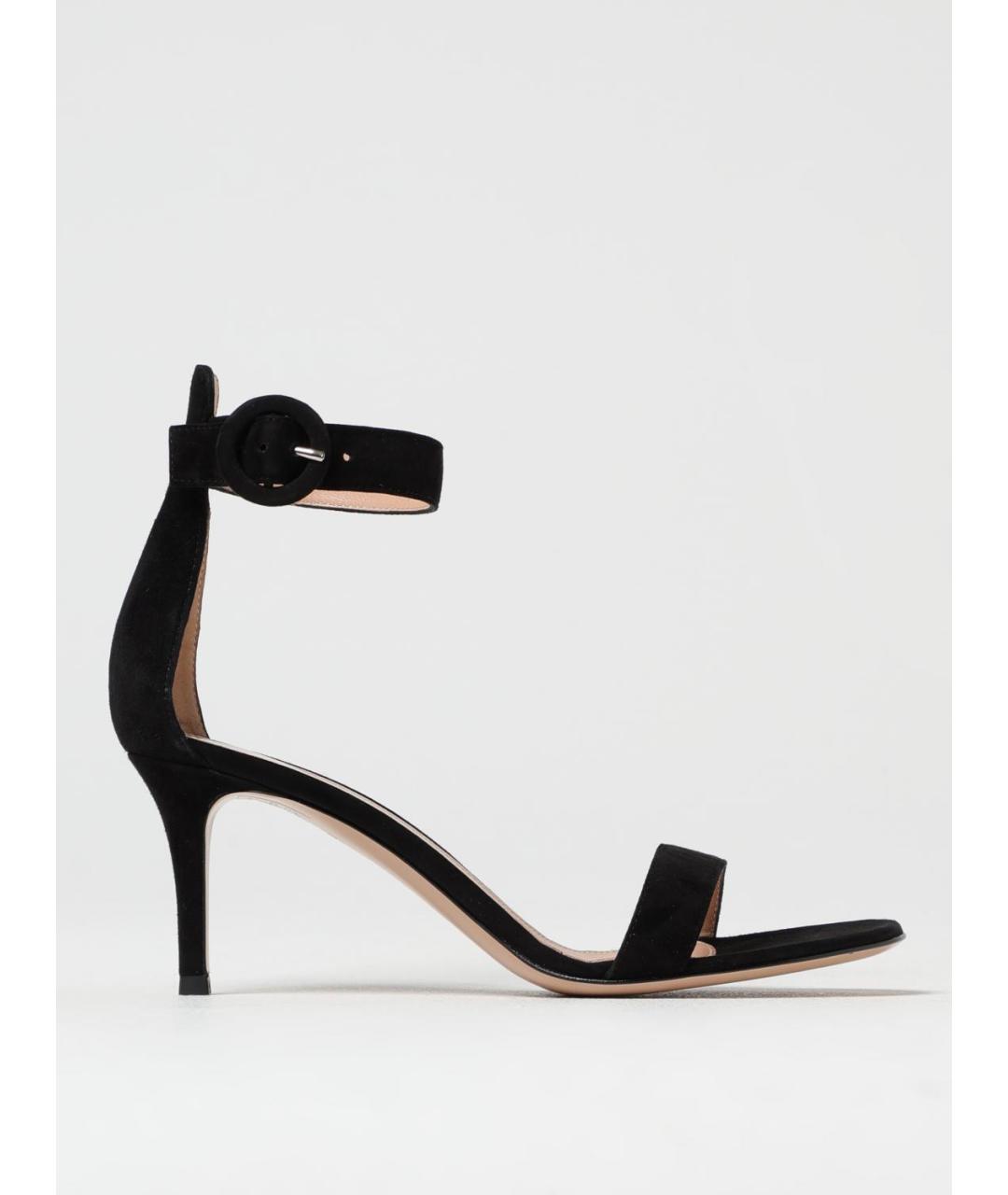 GIANVITO ROSSI Черные босоножки, фото 5