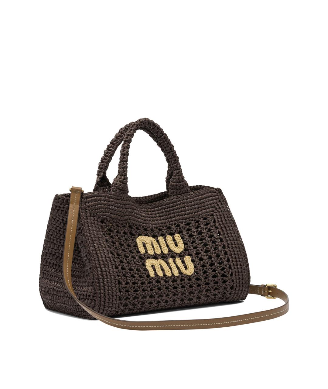 MIU MIU Коричневая сумка тоут, фото 2