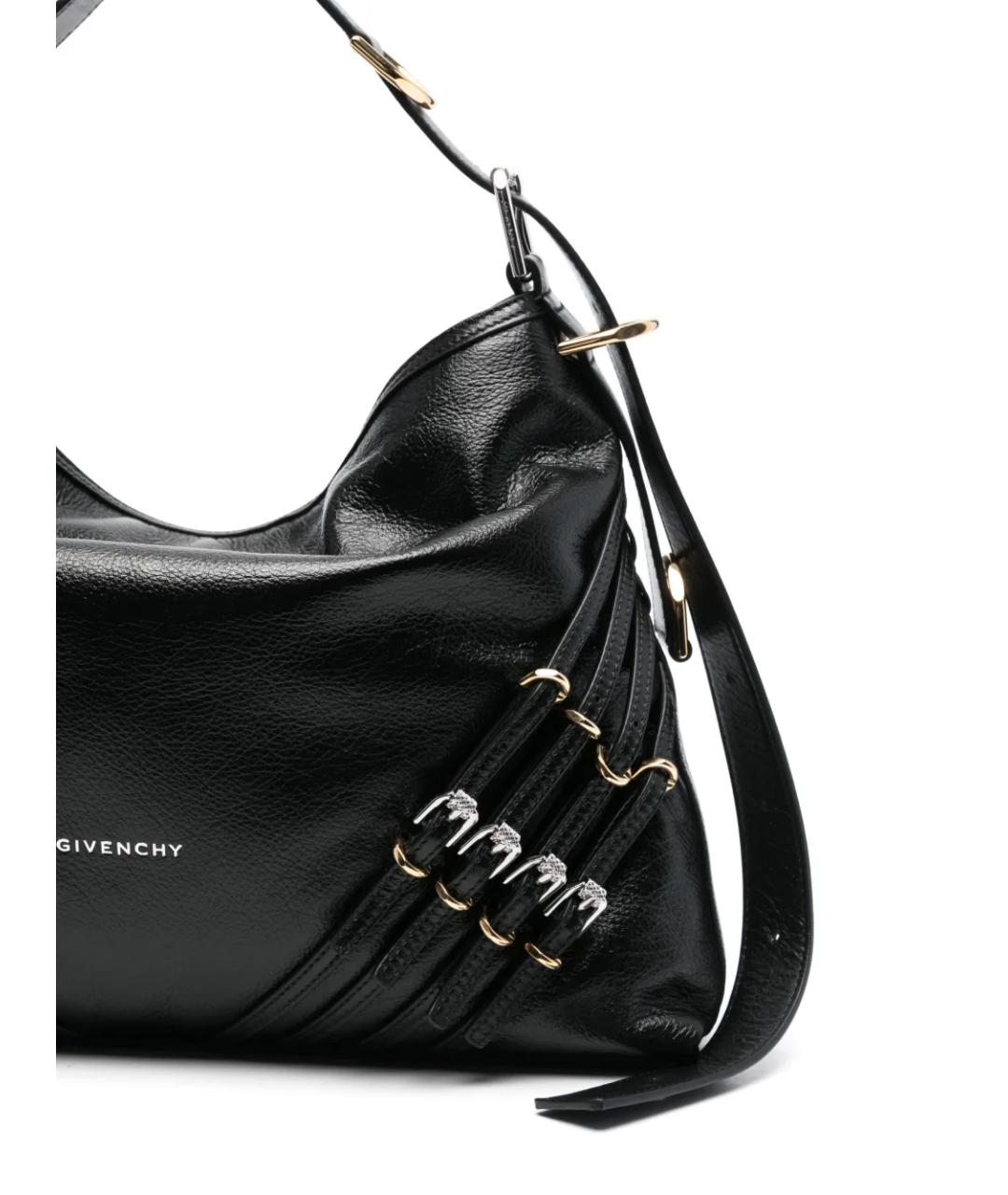 GIVENCHY Черная кожаная сумка тоут, фото 3