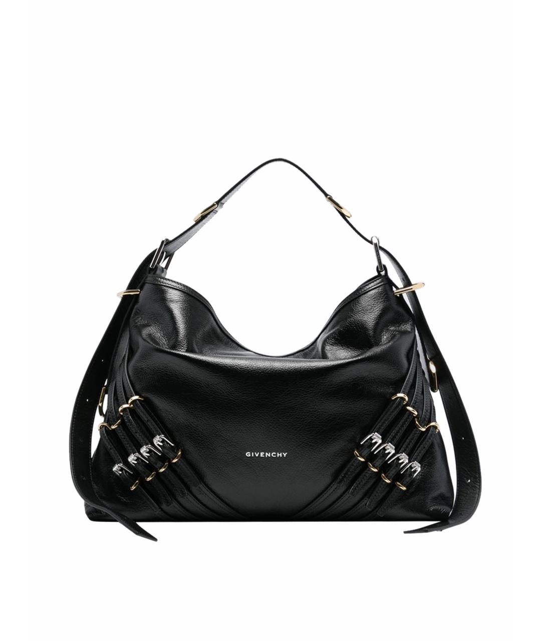 GIVENCHY Черная кожаная сумка тоут, фото 1