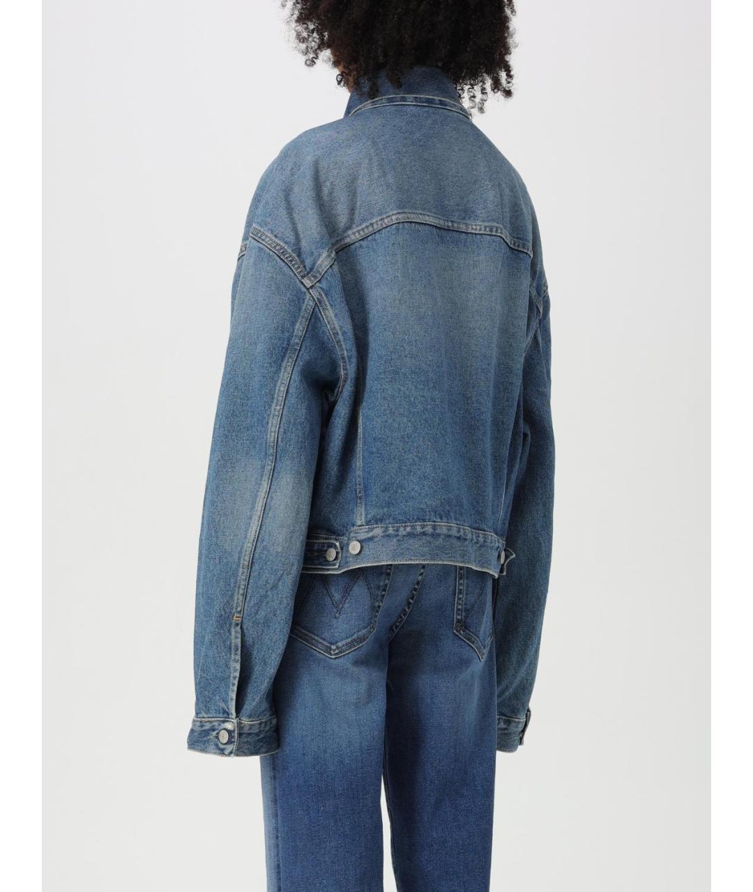 ACNE STUDIOS Синяя хлопковая куртка, фото 3