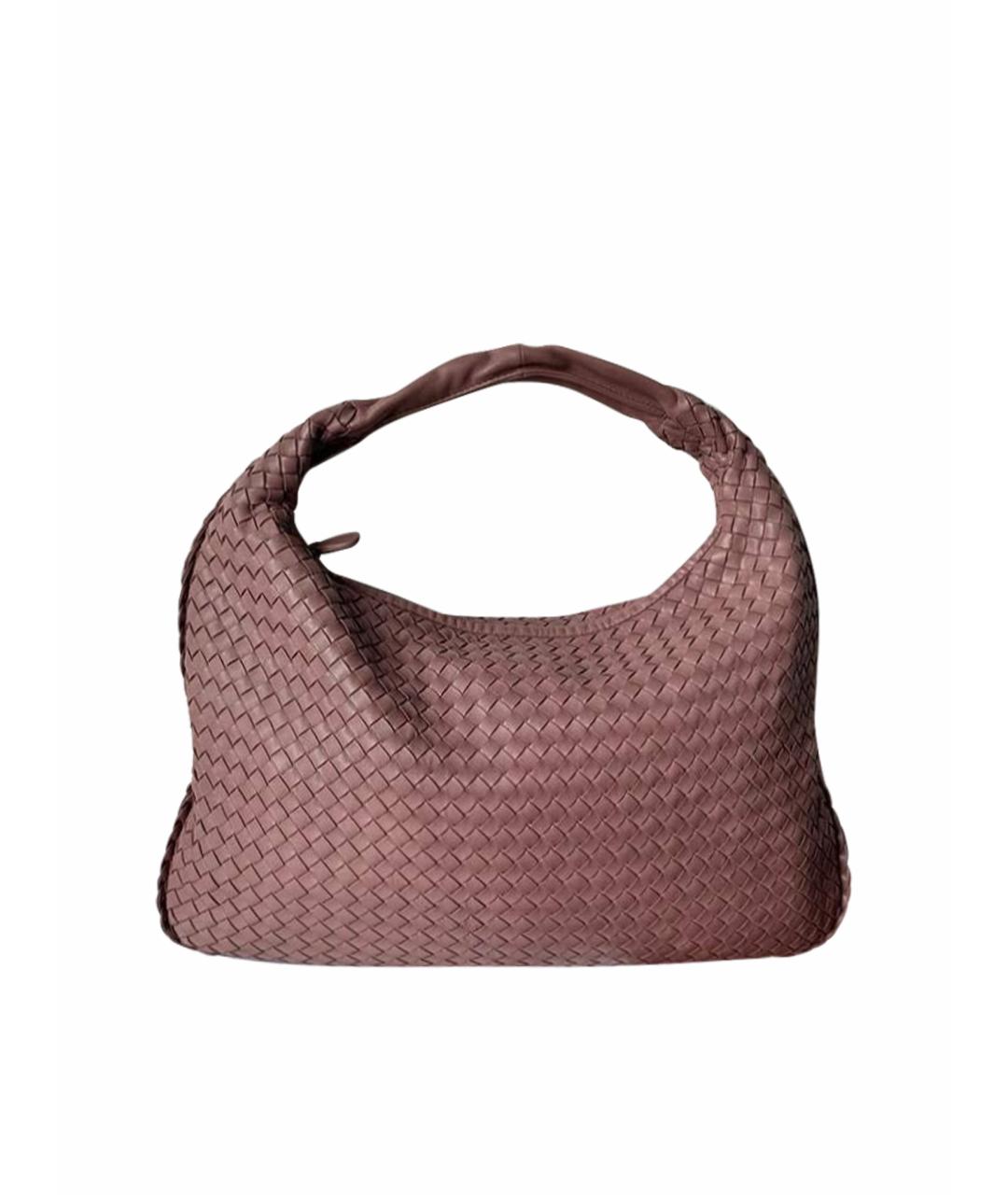 BOTTEGA VENETA Коричневая кожаная сумка через плечо, фото 1