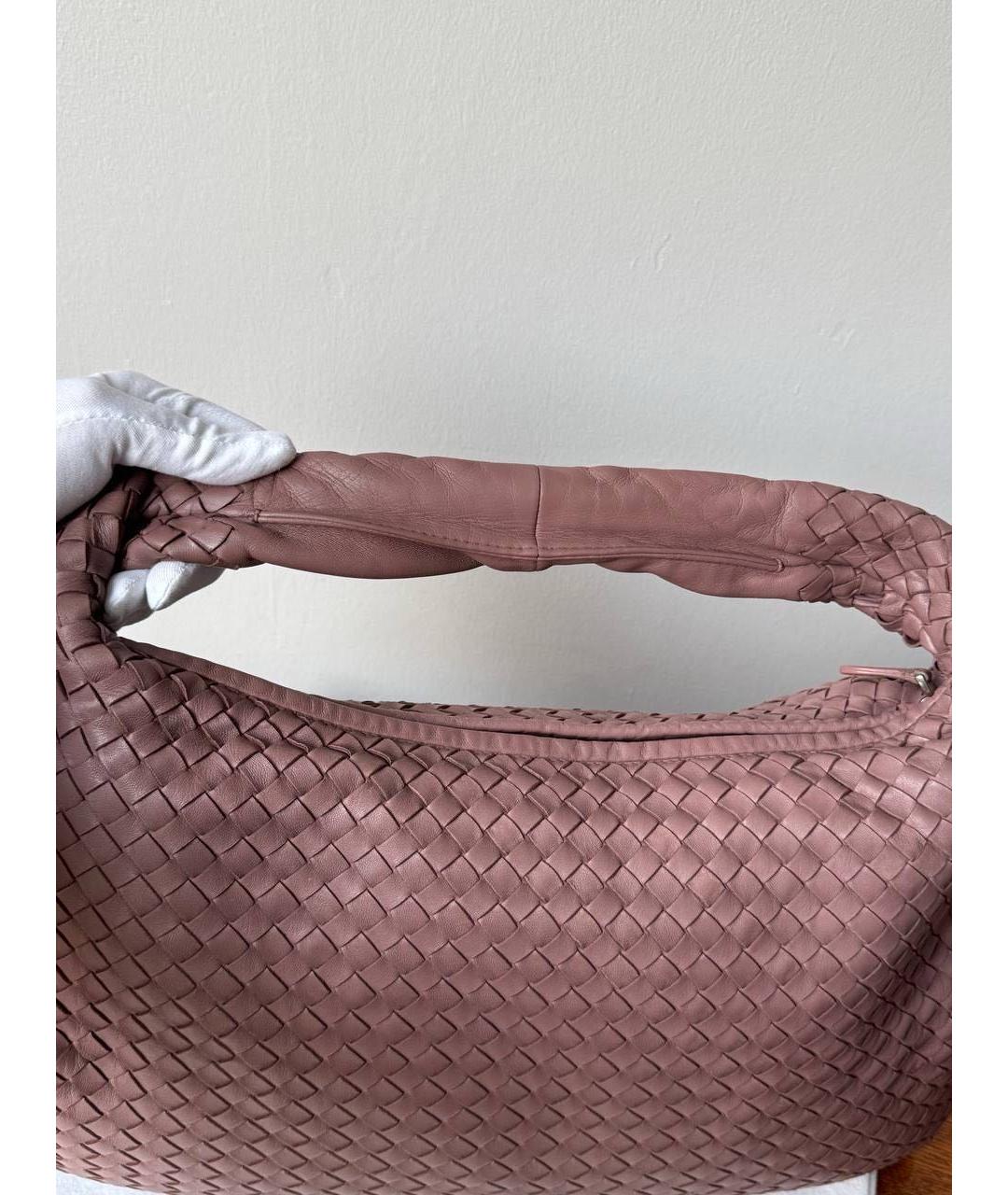 BOTTEGA VENETA Коричневая кожаная сумка через плечо, фото 6