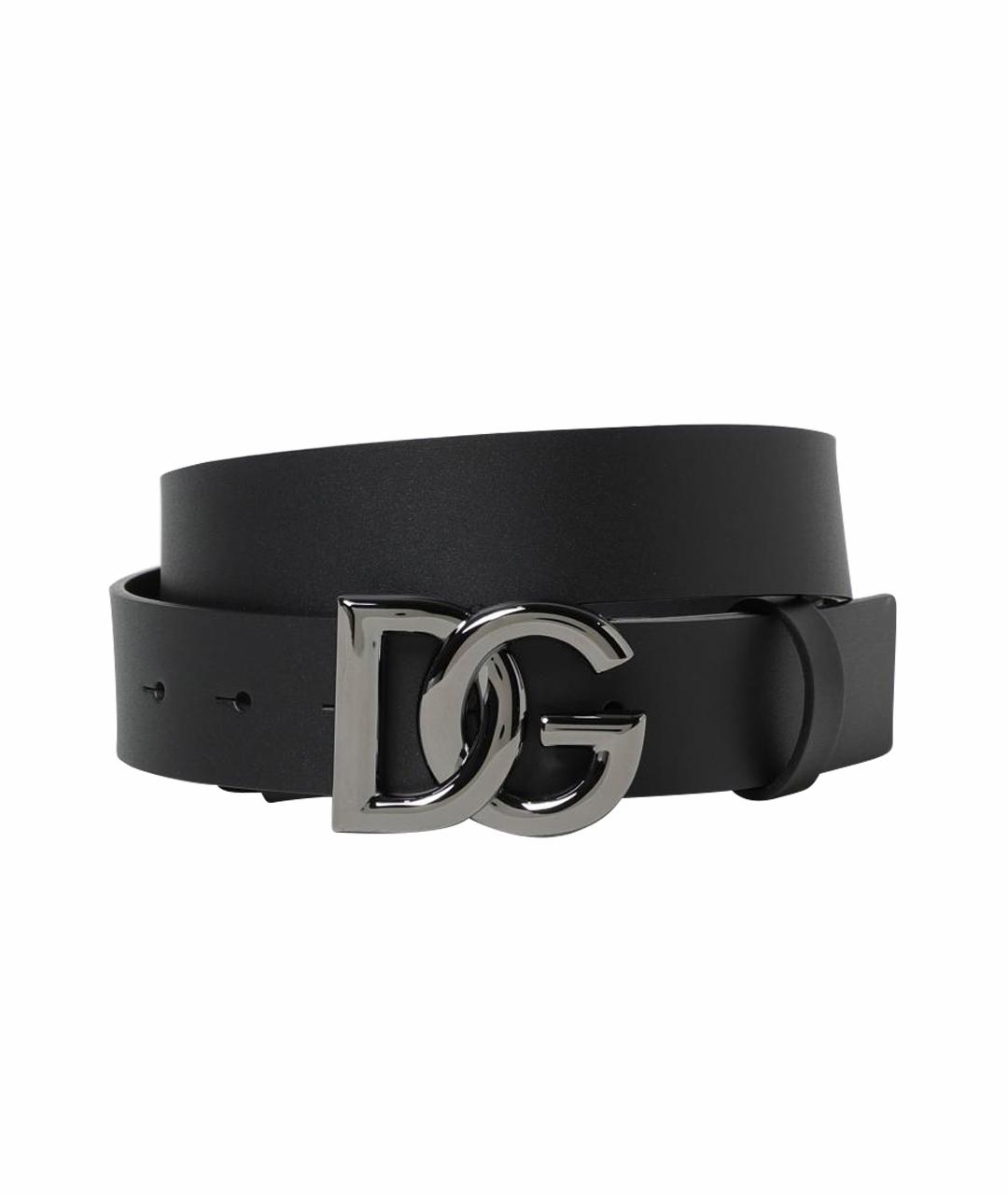 DOLCE&GABBANA Черный ремень, фото 1