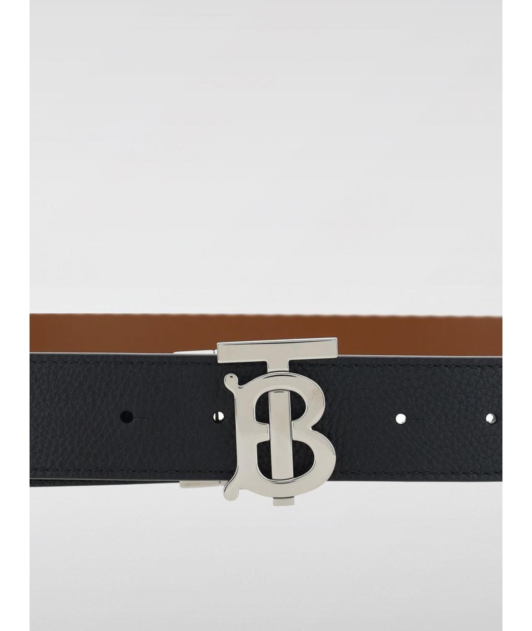 BURBERRY Черный ремень, фото 3