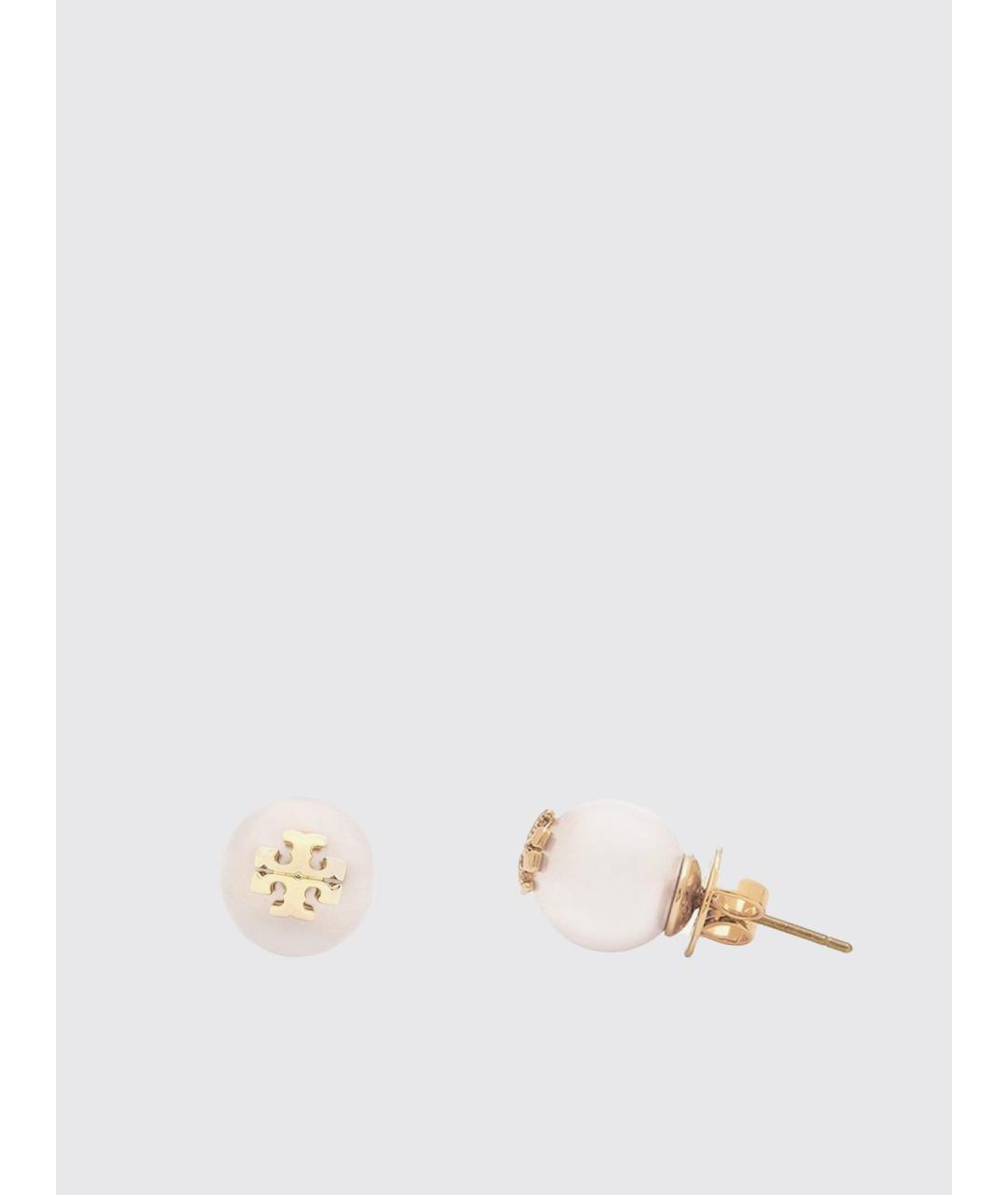 TORY BURCH Бежевые серьги, фото 2