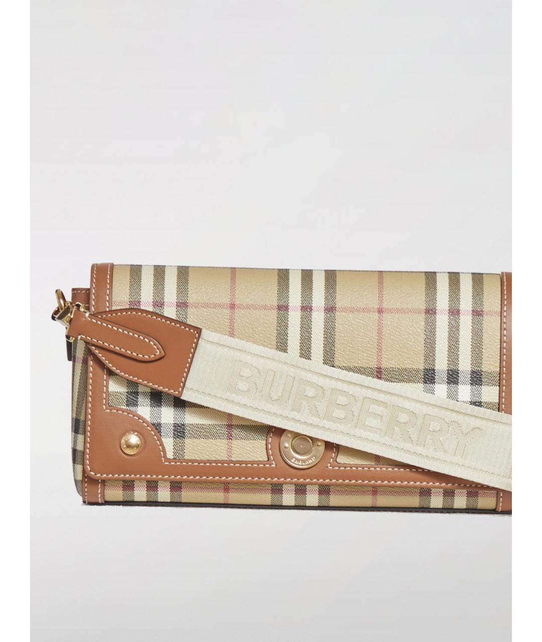 BURBERRY Бежевая сумка через плечо, фото 3