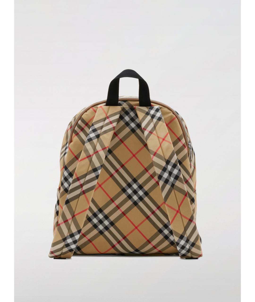 BURBERRY Бежевый синтетический рюкзак, фото 2