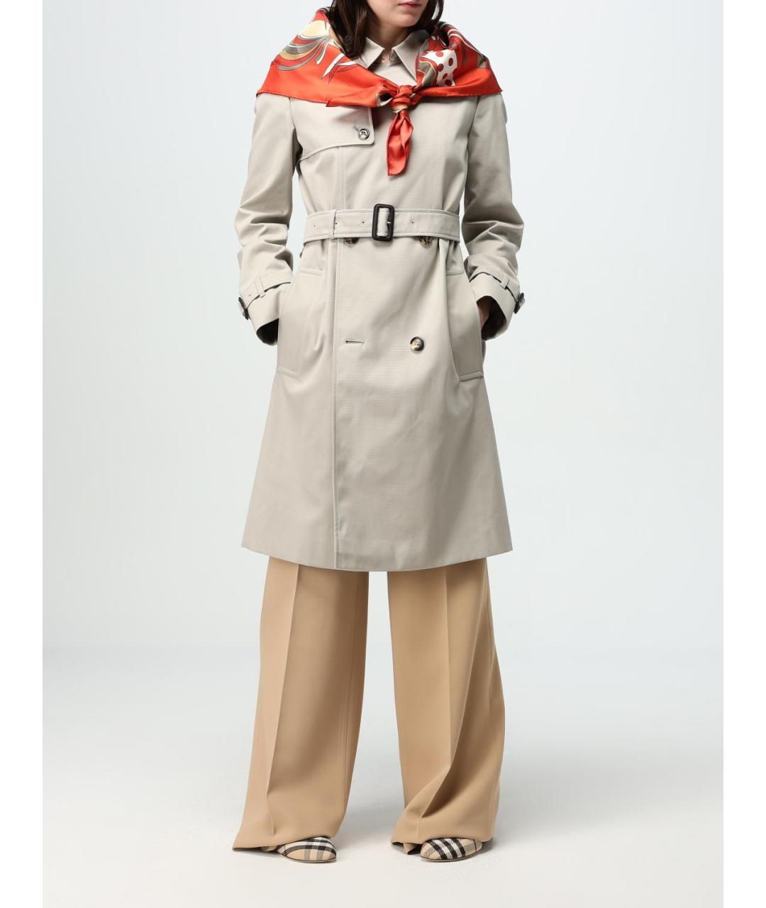 BURBERRY Серый тренч/плащ, фото 3