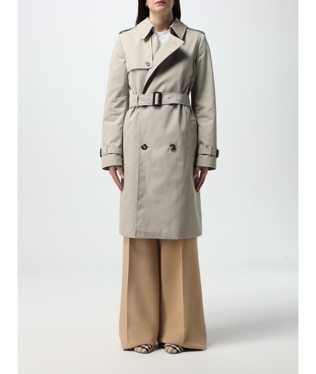 BURBERRY Серый тренч/плащ, фото 2