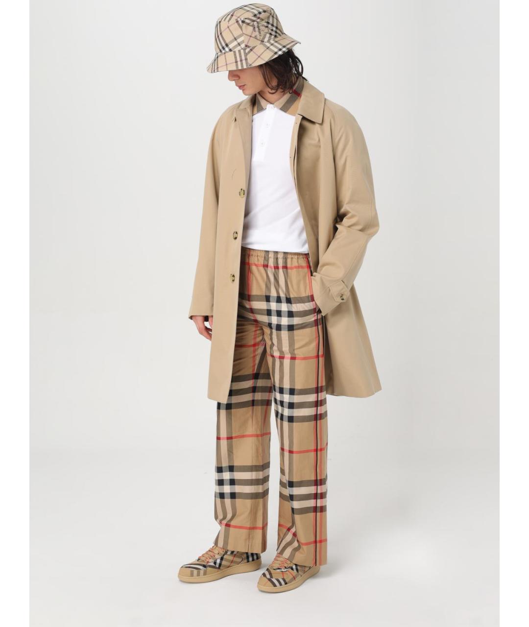 BURBERRY Бежевая кепка/бейсболка, фото 2