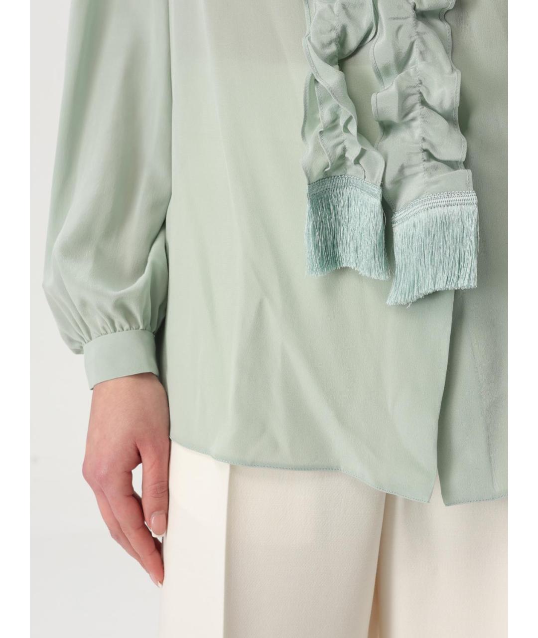 VALENTINO Бирюзовая блузы, фото 6