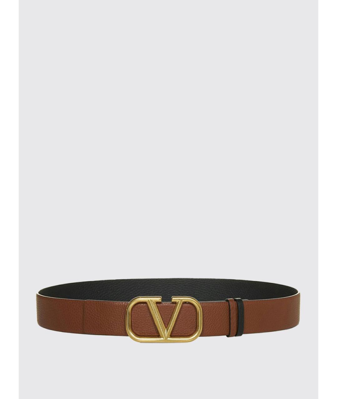 VALENTINO Коричневый ремень, фото 4