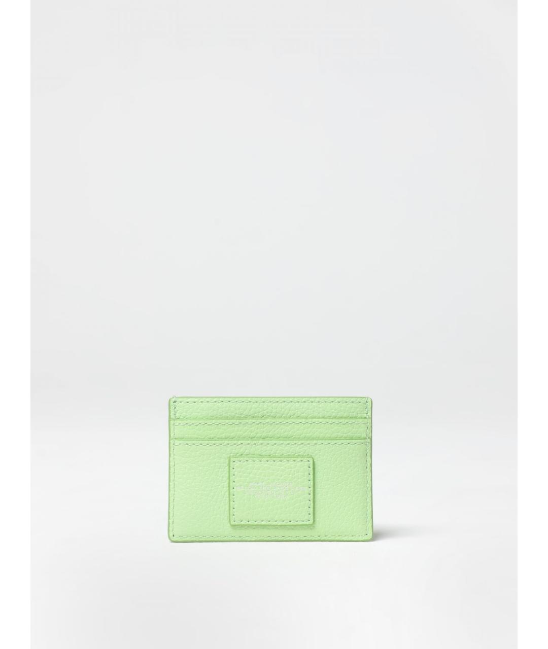 MARC JACOBS Зеленый кожаный кардхолдер, фото 2